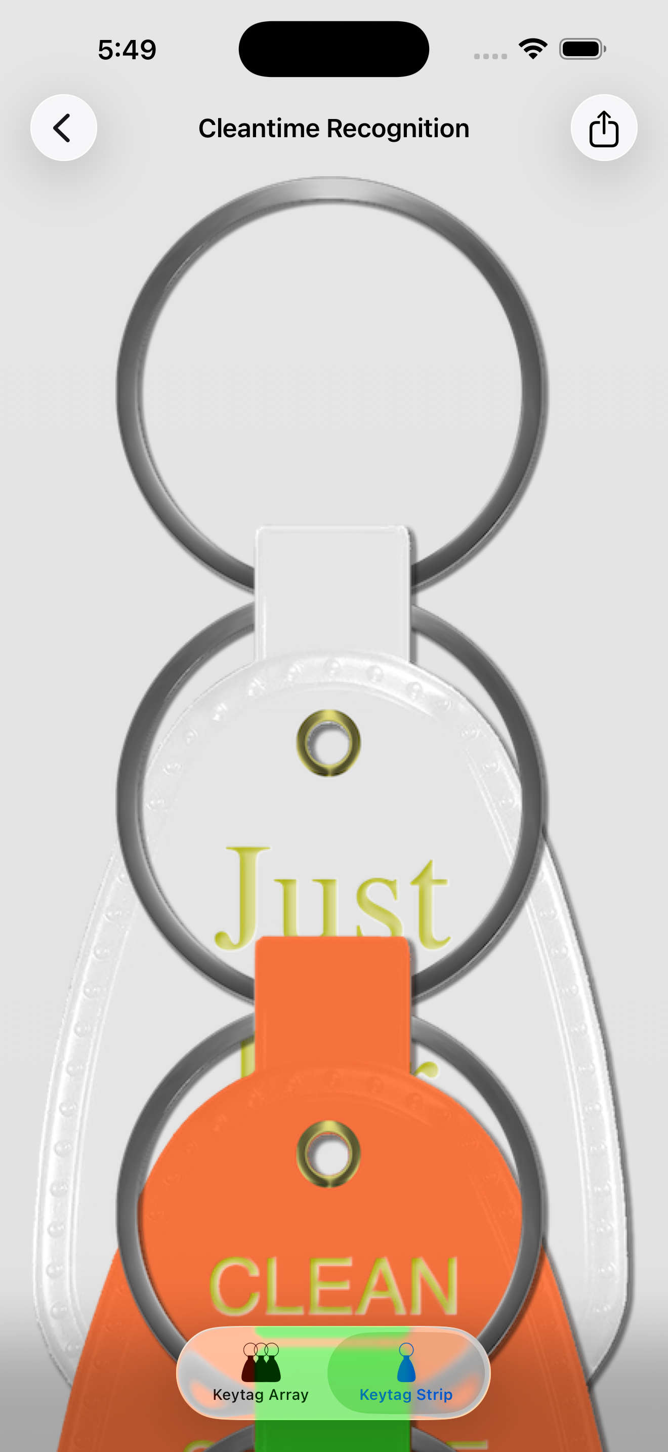 NACC keytag strip