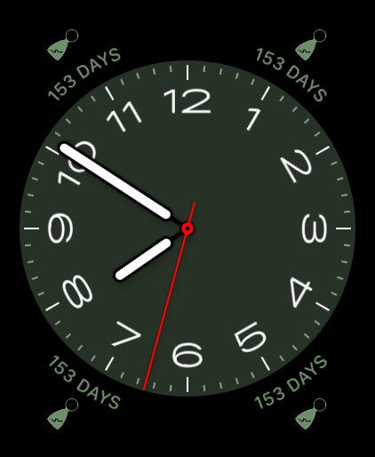 NACC complication on Metropolitan watch face