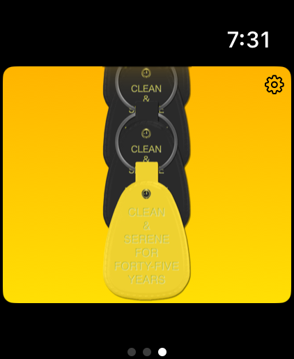 NACC Watch keytag chain