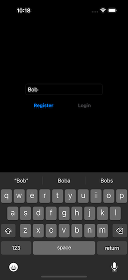 Entering a New PassKey Name