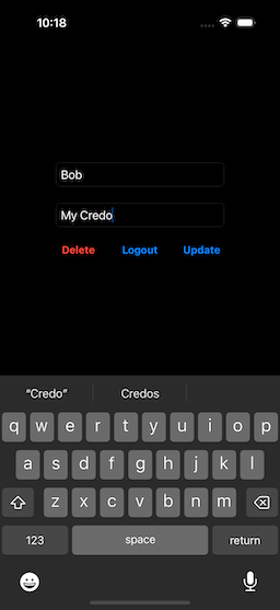 Entering Text